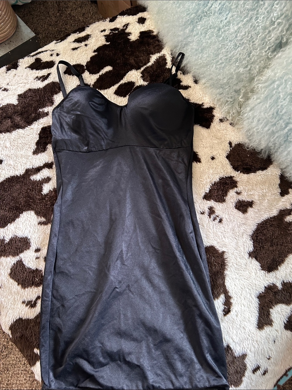 Victoria's Secret Black Shapewear Slip Dress
